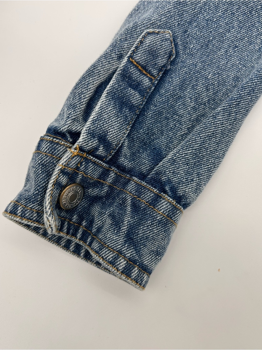 7 For All Mankind Girls' Distressed Blue Denim Jacket Size 6 - Picture 7 of 11